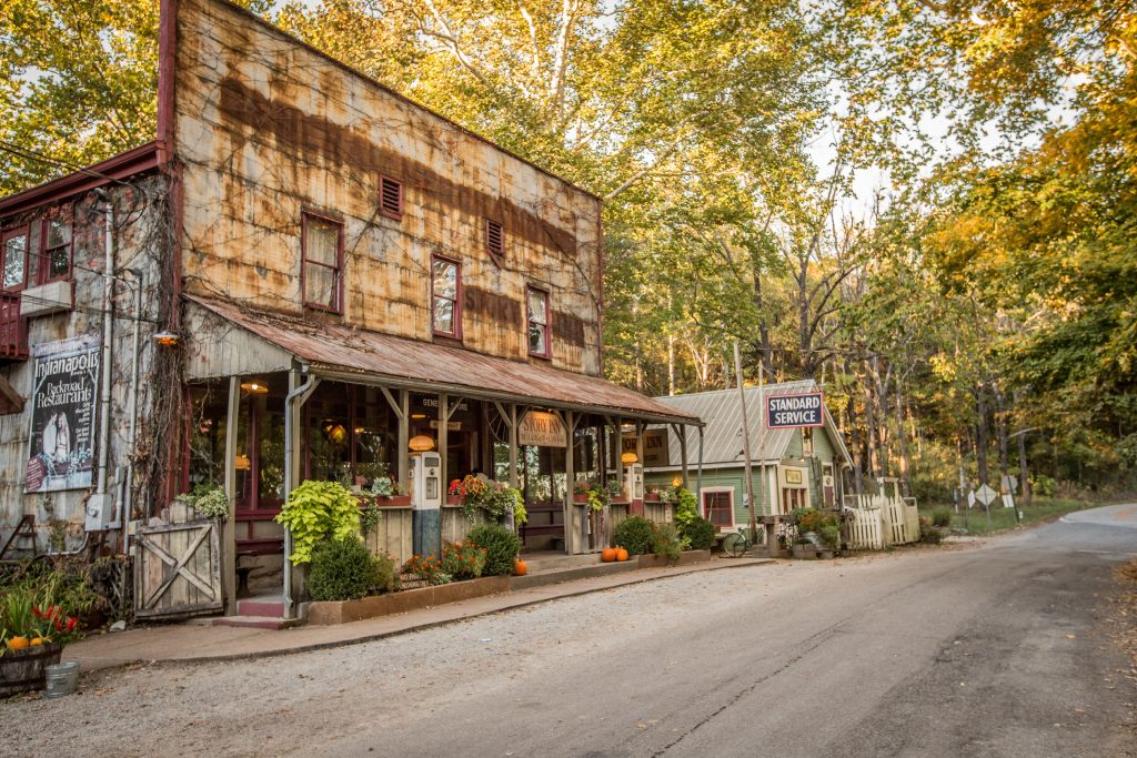 ghost towns in indiana which is a tiny town