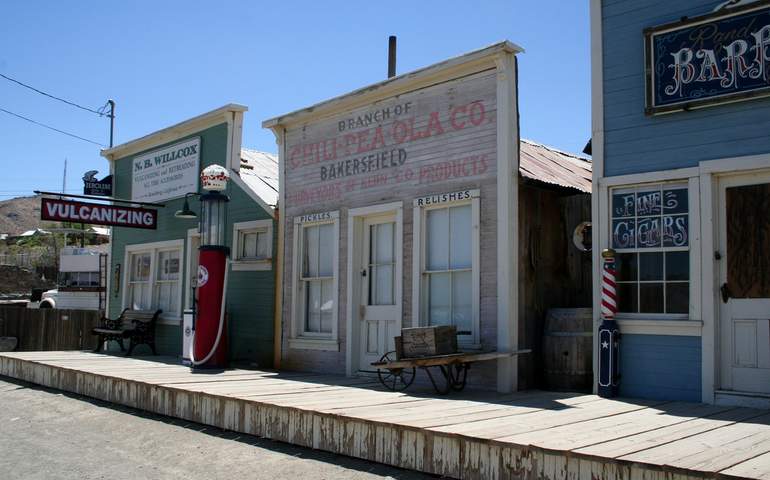 Randsburg ghost towns in southern california