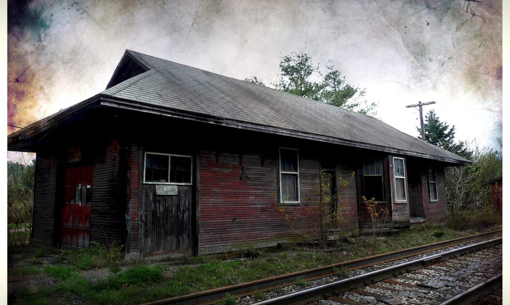 Desolate Train Station in Barre